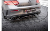 Тюнінг накладка на задній бампер Mercedes-AMG C43 Coupe C205 рестайл
