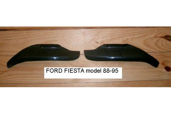 вії (накладки на фари) Ford Fiesta MK4