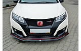 Дифузор переднього бампера Honda Civic IX версія Type R вер.2