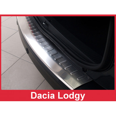 Накладка на бампер із загином Dacia Lodgy