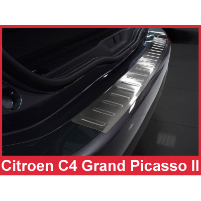 Накладка на бампер із загином Citroen Grand Picasso 2