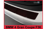 Накладка бампера BMW 4 F36 Gran Coupe Carbon (red)