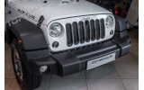 накладки на радіаторні грати Jeep Wrangler JK під замок