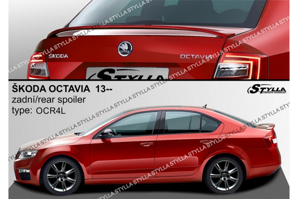 спойлер багажника Skoda Octavia MK3 у стилі RS