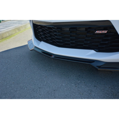 Тюнінговий дифузор під передній бампер Chevrolet Camaro 6 2SS COUPE вер.1