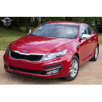 хром накладки на дзеркала Kia Optima (з вирізами для поворотів)