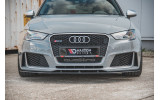 Дифузор переднього бампера Racing Audi RS3 8V Sportback