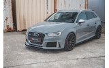 Дифузор переднього бампера Racing Audi RS3 8V Sportback