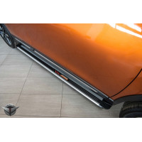 пороги-підніжки Nissan X-Trail Т32 з написом X-Trail