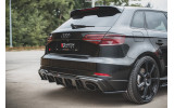 Бічні накладки заднього бампера Audi RS3 8V Sportback рестайл вер.2