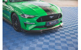 Накладка переднього бампера з бічними дифузорами Ford Mustang GT MK6 FL вар.2