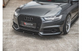 Дифузор для тюнінга переднього бампера Audi S6/A6 S-line C7 FL