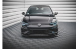 Тюнінговий дифузор (накладка) переднього бампера Volkswagen Golf MK8 R