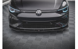 Тюнінговий дифузор (накладка) переднього бампера Volkswagen Golf MK8 R