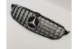 центральні грати для Mercedes C-Class W205 (GT Chrome Black)