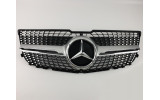 срібні грати радіатора для Mercedes GLK-Class X204 (Diamond)