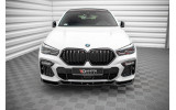 Тюнінгова накладка переднього бампера BMW X6 M-pack G06 вер. 1