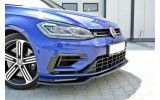 Дифузор переднього бампера VW Golf MK7 R/R-Line вер. 3 (рест.)