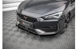 Тюнінговий дифузор на передній бампер Cupra Leon