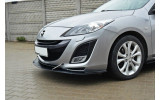 Дифузор переднього бампера Mazda 3 mk2 Sport (дост.) вер.2