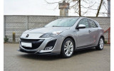 Дифузор переднього бампера Mazda 3 mk2 Sport (дост.) вер.2