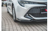 Тюнінговий дифузор на передній бампер Toyota Corolla 12