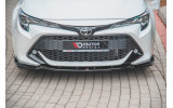 Тюнінговий дифузор на передній бампер Toyota Corolla 12