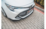 Тюнінговий дифузор на передній бампер Toyota Corolla 12