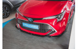 Тюнінговий дифузор на передній бампер Toyota Corolla 12