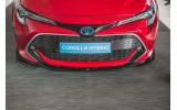 Тюнінговий дифузор на передній бампер Toyota Corolla 12