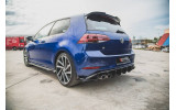 Набір бокових накладок на задній бампер Racing VW Golf 7 рест. R