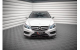 Тюнінг накладка під передній бампер Mercedes E W212 FL AMG-line