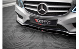Тюнінг накладка під передній бампер Mercedes E W212 FL AMG-line