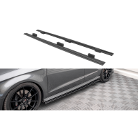 Тюнінг листя під бічні пороги Street pro Audi S3 8V Sportback рестайл