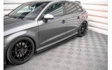 Тюнінг листя під бічні пороги Street pro Audi S3 8V Sportback рестайл