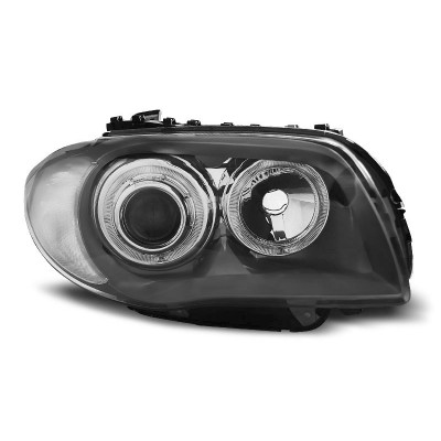 Сірі фари передні BMW E87/E81/E82/E88 з led кільцями