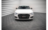 Тюнінг накладка на передній бампер Audi A6 C8 вер. 1