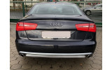 Дифузор задній Audi A6 C7 Sedan/Avant у стилі S6 під дві труби