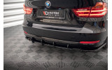 Центральний дифузор на задній бампер Street pro BMW 3 GT F34