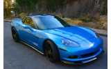 Тюнінговий дифузор переднього бампера Chevrolet Corvette 2005-2013 zr1 style