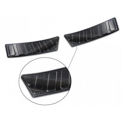 Чорна захисна накладка на задній бампер FORD PUMA (з 2 частин)