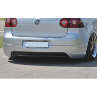 Нижня накладка на задній бампер VW Golf 5 без вирізу
