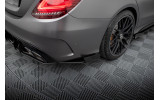 Комплект бокових накладок на задній бампер Street Pro Mercedes-AMG C63 Sedan / Estate W205 рестайл