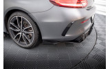 Комплект бокових накладок на задній бампер Street Pro Mercedes-AMG C43 Coupe C205 рестайл