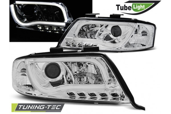 Тюнінг фари передні Tube light AUDI A6 C5 дорестайл