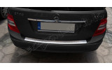 Накладка на бампер із загином Mercedes C W204 Combi