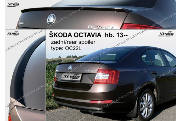 спойлер прилеглий Skoda Octavia III (Stylla)