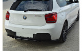 Накладка на задній бампер BMW 1 F20/F21 M-Power із вертикальними ребрами