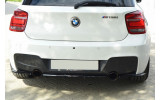 Накладка на задній бампер BMW 1 F20/F21 M-Power із вертикальними ребрами