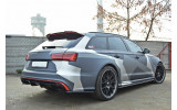 Бічні дифузори заднього бампера Audi RS6 C7/C7 FL